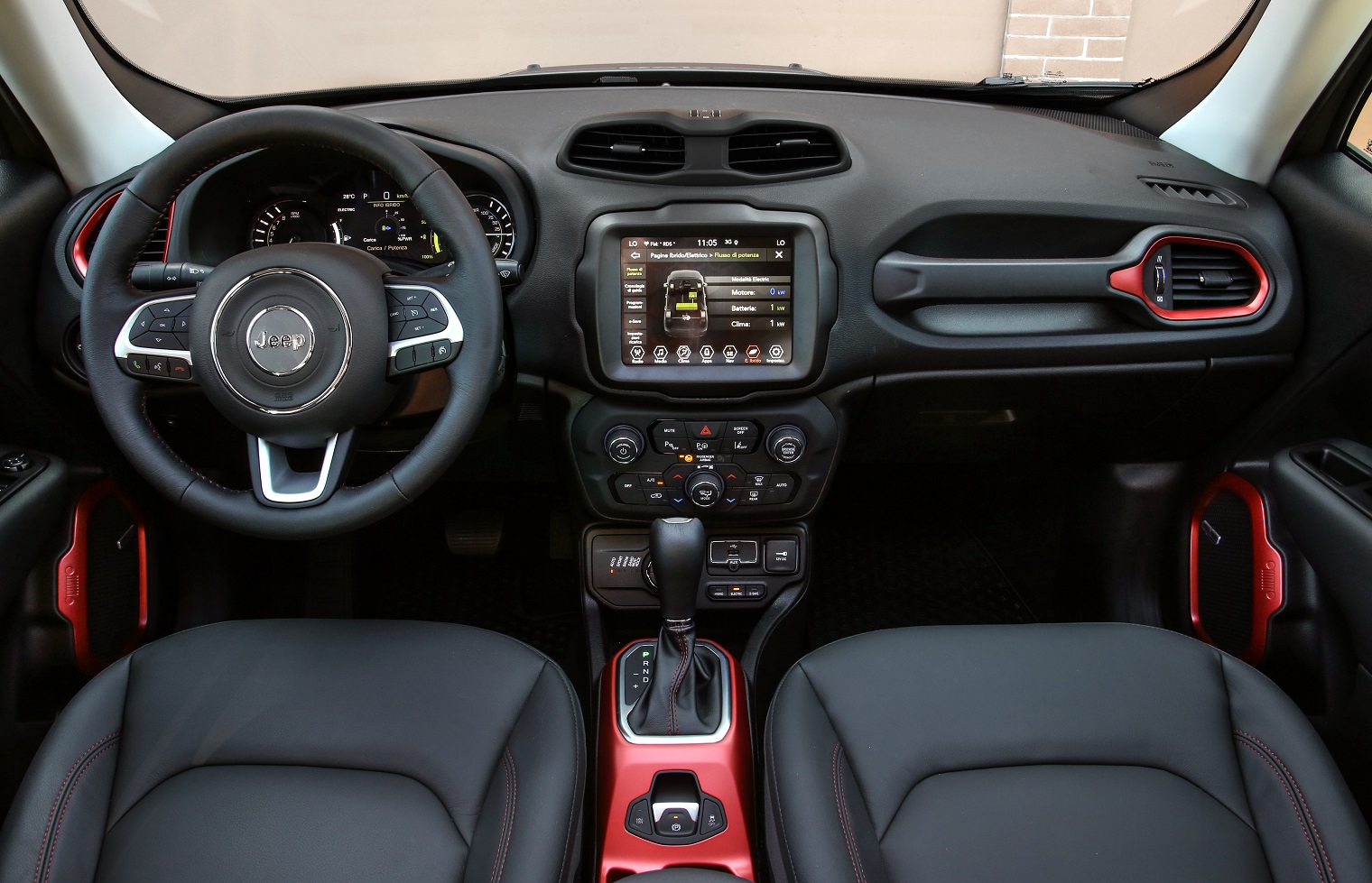 Jeep Renegade interni