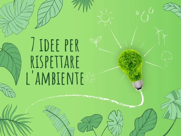 7 Idee Per Rispettare L'ambiente