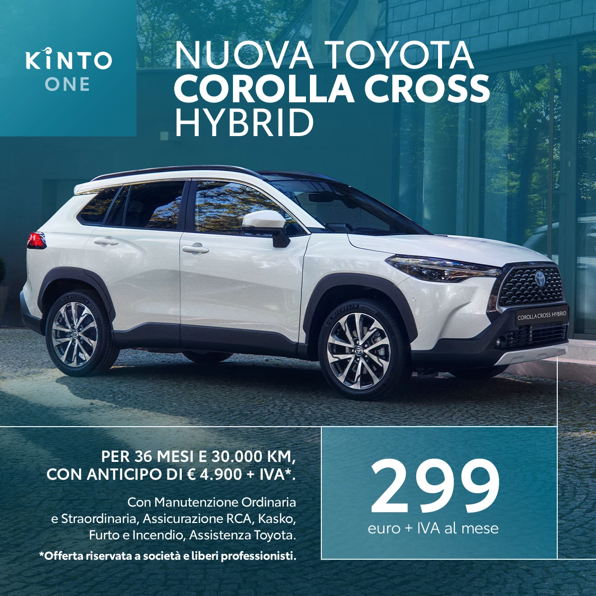 KINTO One OTT Square Corolla Cross PREZZO